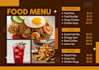 create beautiful food menu restaurant menu board design