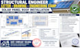 provide a structural engineer letter drawing engineering stamp, solar panel roof