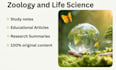 do zoology and life sciences writing and tasks