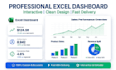 create professional excel dashboard and sales report with charts