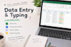do accurate data entry and and typing tasks