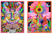 do amazing psychedelic and trippy illustration