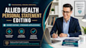edit and proofread medicine and allied application essays