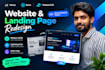 develop a modern 3d website or ai powered landing page