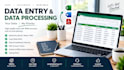 do accurate data entry and data processing