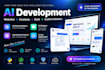 do ai website, chatbot, ai saas, ai full stack software developer