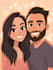 do couple portrait custom couple