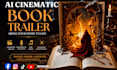 create a cinematic book trailer video for authors promotion on amazon