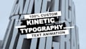 create custom kinetic typography and text animation