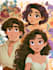 make a disney children cartoon illustration