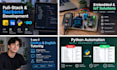 develop your web app or backend API in javascript, typescript, python, or go