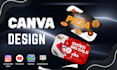design modern and creative graphics in canva