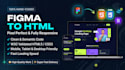 convert figma to html css responsive website with bootstrap