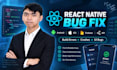 fix react native bugs, gradle, xcode and firebase issues