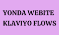 design yonda email flows klaviyo