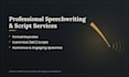 write speech and scripts