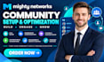 set up and customize your mighty networks community