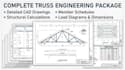 provide truss engineering design calculations and drawings