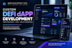 develop a custom defi dapp with smart  contracts and web3 integration
