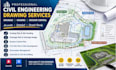 do civil engineering drawing drainage and grading plan with erosion control plan