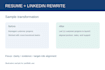 rewrite your resume and linkedin profile