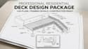 design deck plans and structural framing drawings