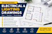 create electrical lighting plans and professional electrical drawings