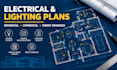 create professional electrical plans, lighting layouts and permit drawings