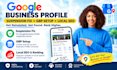 fix suspended google business profile and do local SEO