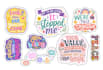 design hand lettered sticker designs as per your requirement