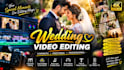 professional wedding video editing