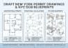 draft new york permit drawings and NYC dob blueprints