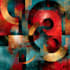 paint digital abstract art works