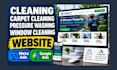 design cleaning carpet cleaning pressure washing window cleaning website meta ad