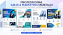 design professional product sell sheet, one sheet, sales sheet, and flyer