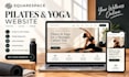build squarespace pilate studio website yoga class booking website