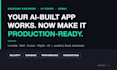 fix and review your ai generated code for security, scale and performance