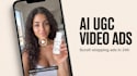 make you ai ugc and make video ads with realistic ai avatars
