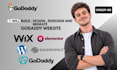 design godaddy website redesign godaddy, wix, squarespace square online store