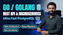 build high performance golang backend rest API with postgresql