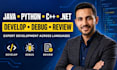develop debug or review java python c and web applications