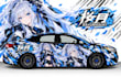 make modern wrap livery racing car wrap and itasha design