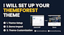 install and customize themeforest wordpress themes and import demo