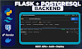 build python flask rest api with postgresql database