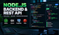 build a scalable node js backend and rest API