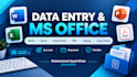 do professional data entry and ms office work
