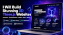 create 3d interactive website threejs, gsap, webflow, webgl