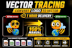 do vector tracing or convert to vector quickly