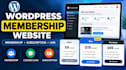 build wordpress membership website subscription website lms memberpress pro