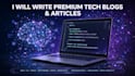 write SEO optimized tech blogs with keyword research